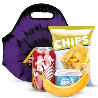 Campus Lab Ashland University Tie-Dye Soft Neoprene Lunch Bag, Lightweight - color: Ashland University Eagles