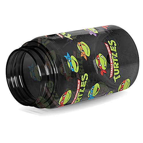 Simple Modern Nickelodeon TMNT Kids Water Bottle Plastic BPA-Free Tritan Cup with Leak Proof Straw Lid | Reusable and Durable for Toddlers, Boys | Summit Collection | 12oz, TMNT Turtles Unite - color: TMNT: Turtles Unite, style: Straw Lid | 12oz