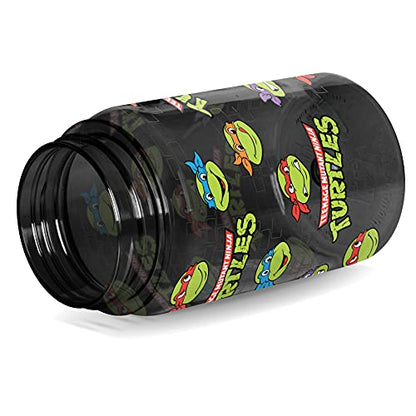 Simple Modern Nickelodeon TMNT Kids Water Bottle Plastic BPA-Free Tritan Cup with Leak Proof Straw Lid | Reusable and Durable for Toddlers, Boys | Summit Collection | 12oz, TMNT Turtles Unite - color: TMNT: Turtles Unite, style: Straw Lid | 12oz