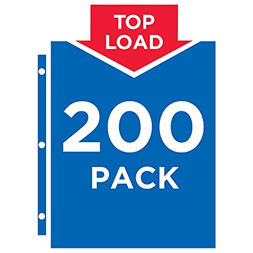 Avery Diamond Clear Heavyweight Sheet Protectors, Easy Load, 200 Document Protectors (74400) - style: 200 Pack