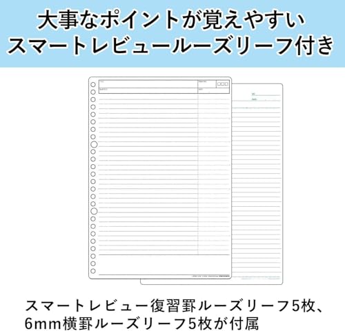 Maruman Session B5 Loose Leaf Binder, Gradient Yuyake, 26 Holes, 120 Sheets Capacity - color: Gradient Yuyaki, size: B5