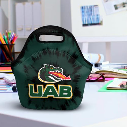 University Of Alabama At Birmingham Tie-Dye Soft Neoprene Lunch Bag, School - color: Alabama-Birmingham UAB Blazers