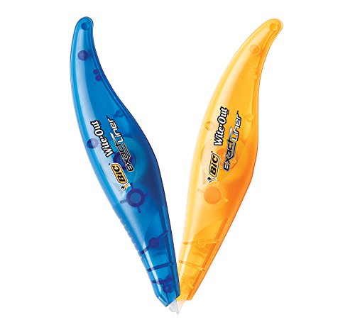 BIC Wite-Out Brand Exact Liner Correction Tape (4-Count) and Mini Twist Correction Tape (2-Count)
