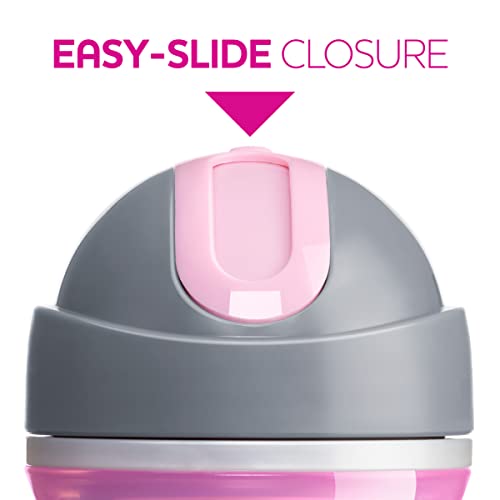 Chicco Insulated Straw Sippy Cup 12+ Months, 9oz Toddler Training Cup with Spill-Free Flip-Top Lid, BPA-Free 2-Pack, Dream Pink/Purple - color: Dream Pink/Purple, size: 9 Ounces