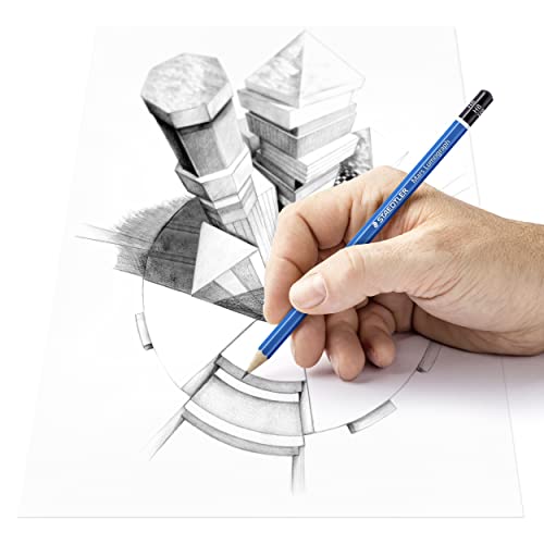 STAEDTLER Mars Lumograph 4H Graphite Art Drawing Pencil, 6 Pencils - style: 4H