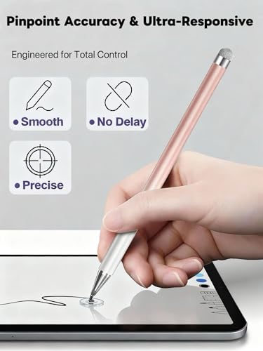 Stylus Pen for Samsung Galaxy Tab A11+/A11/A9+/A9/A8 Plus/A8/A7 Compatible with iPad iOS/Android 15/14 Tablet All Touch Devices Universal High Sensitive S Pen (Black) - color: Black 1