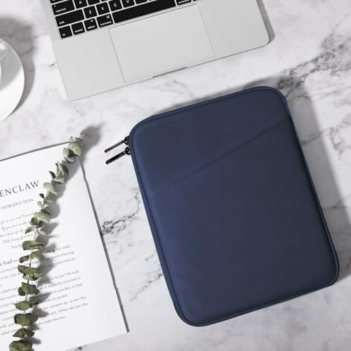 TiMOVO 9-11" Tablet Sleeve Bag for iPad 11-inch A16 2025, iPad 10.9"/10.2"| Air 11 Inch/5th/4th Gen. 10.9", Galaxy Tab A9+/A11Plus 11", Protective Bag with Pocket, Indigo - color: A-Indigo, size: 9-11 Inch
