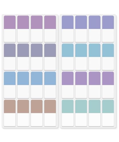 Mr. Pen- Sticky Index Tabs, 480 Pcs, Pastel Sticky Tabs for Notebooks | Page Markers, Page Tabs for Binders, Page Tabs Sticky Tabs for Books, Notebook Tabs, Book Sticky Tabs for Notebooks - color: Morandi, size: 1" × 0.5", 480 pcs
