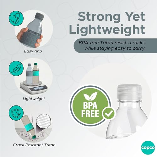 Copco Hydra Water Bottle 16.9 oz - Gray & Teal, Set of 2 - color: Gray/Teal