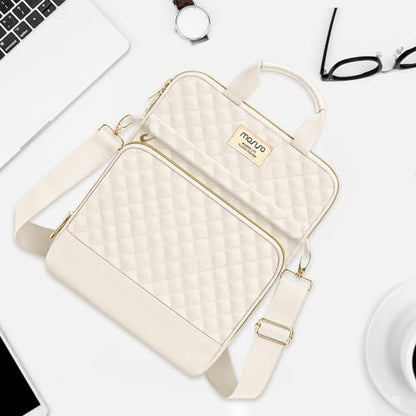 MOSISO 9-11 inch Tablet Sleeve Bag for iPad A16 2025, iPad Air 11 inch M3 M2, iPad Pro 11 M4, iPad 10/9/8/7th, Galaxy Tab A9+/S9/S8/Plus 11, Square Quilted Carrying Case with 2 Pockets, Sand - color: Sand, size: 11 inch