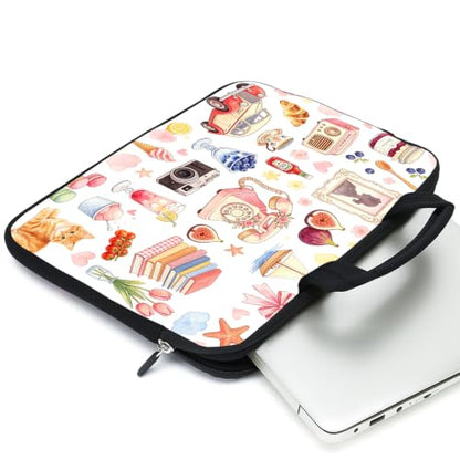 11.6" 12" 12.1" 12.5 inch Laptop Carrying Bag Chromebook Case Notebook Ultrabook Bag Tablet Cover Neoprene Sleeve - color: RYD12-39