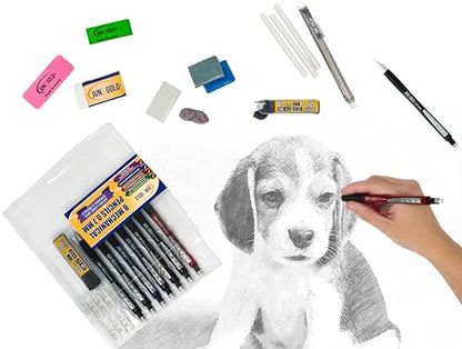 June Gold 960 Pieces, 0.9 mm HB #2 Lead Refills, 12 Dispensers, 80 Pieces Per Dispenser, Bold Thickness, Break Resistant Lead/Graphite - style: 0.9 mm