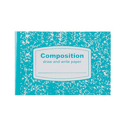 Fun Express Draw and Write Composition Notebook for Kids 12 Pack | Half Size Primary Journal, Picture Space for Drawing and Writing, Kindergarten Classroom Must Haves, School Supplies K-2