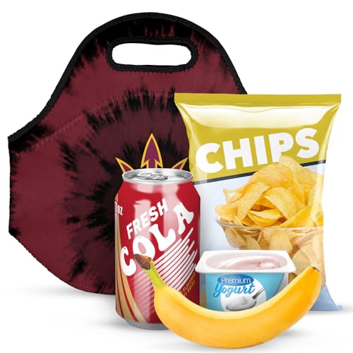 Campus Lab Arizona State University Tie-Dye Soft Neoprene Lunch Bag, School - color: Arizona State University Sun Devils