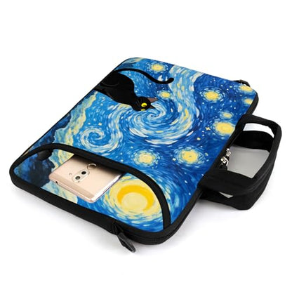 15" laptop sleeve laptop bag chromebook case adjustable shoulder strap with handle accessory pocket for men women (RYD-15-13) - color: Ryd-15-13