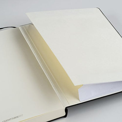 LEUCHTTURM1917 - Notebook Hardcover Medium A5-251 Numbered Pages for Writing and Journaling (Navy, Plain) - color: Navy, style: Plain