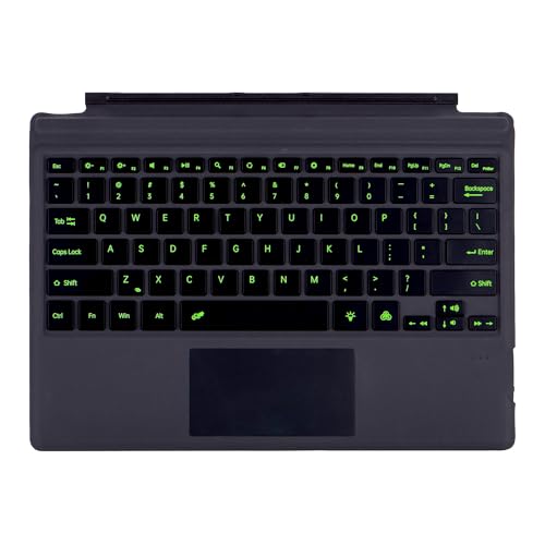 Type Cover for Microsoft Surface Pro 7+ / Pro 7/6 / 5/4 / 3, 12.3 inch, Ultra-Slim Wireless Bluetooth Tablet Keyboard with Multi Touchpad (Onyx) - color: Onyx