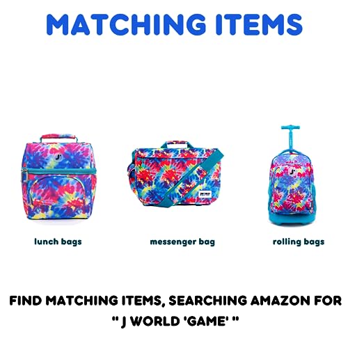 J World Sunny Rolling Backpack for Kids. Roller Bag With Wheels, Game - color: Game
