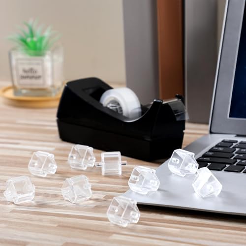 12 Pcs Tape Dispenser Core Tape Dispenser Replacement Core Small Plastic Allocator Roll Insert for Office Home Supplies Accessories(White)