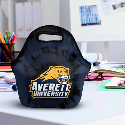 Campus Lab Averett University Tie-Dye Soft Neoprene Lunch Bag, Lightweight - color: Averett University Cougars