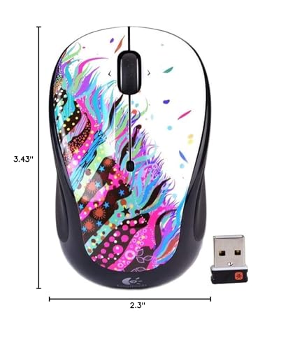 Logitech Wireless Mouse M325 (Celebration Black)