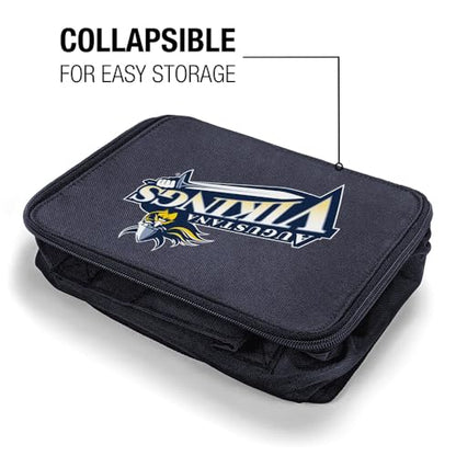 Campus Lab Augustana University Insulated Soft Sided Lunch Box - Reusable Lunch Bag For School Office Work, BPA Free, Navy - color: Augustana University