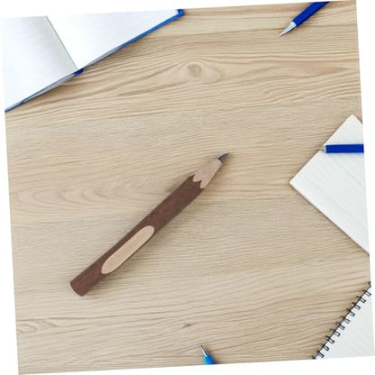 Tofficu 20pcs Wood Pencils Woodland Shower Decorations Pencils Long Writing Tree Bark Boys and Girls Writing Pack - color: Brownx2pcs