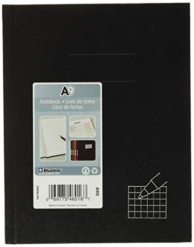 Blueline Business Notebook, 4 x 4 Quad Ruled, 9.25" x 7.25", 192 Pages (A9Q)