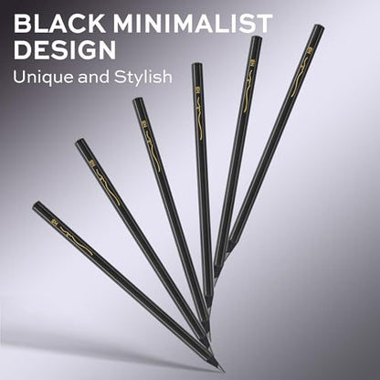 VUSIGN #2 Pencils Bulk, 72 Pack Pre-Sharpened HB Pencils, With 1 Sharpener & 2 Erasers for School, Office, Writing, Drawing Use,Black