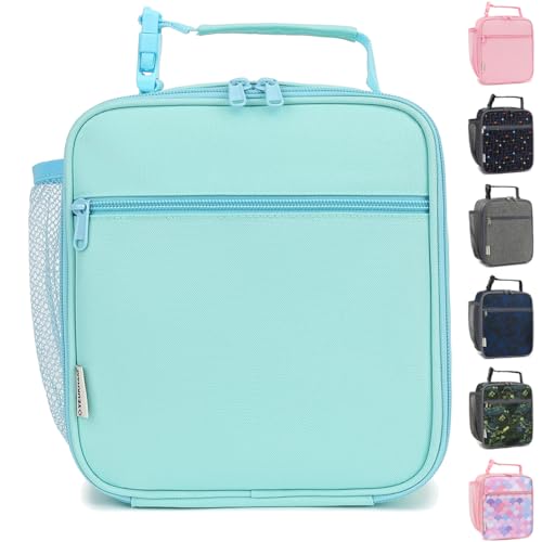 GYEUKHAM Lunch Box for Kids Boys Girls Men Women, Insulated Small Soft Cooler Lunch Bag Kit for School Work Picnic Travel - Reusable Portable lunchbox, Green - color: Green