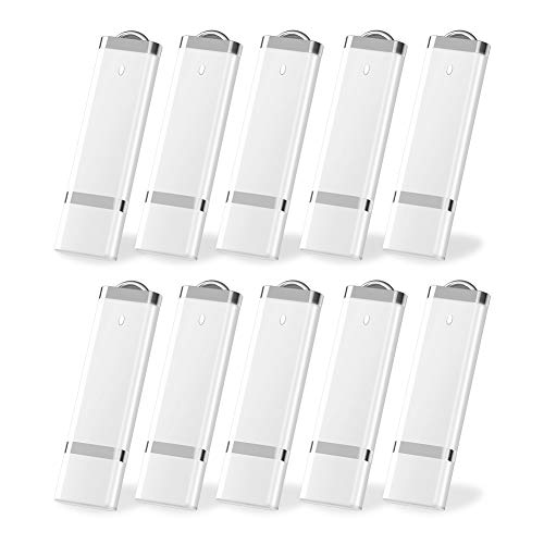 KEXIN 8 GB Flash Drive 10 Pack 8GB USB Flash Drive Thumb Drive Jump Drive Pen Drive Memory Stick 10 Pack White - color: White, size: 8G