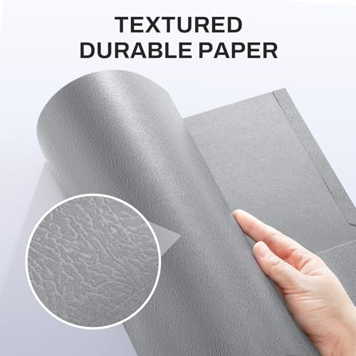 SUNEE Folders with Pockets (25 Pack, Gray), 2 Pocket Folders Fit Letter Size Paper, Paper File Folder for School Office Home Bussiness - color: Grey, style: 25-Pack
