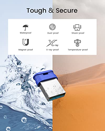 K&ZZ 32GB USB Flash Drive 3.0 with Lanyard 2 Pack 32 GB USB 3.0 Thumb Drive Ultra High Speed Small Memory Stick 32GB USB Drive Pendrive, Blue - color: Blue (2Pack), size: 32GB 3.0