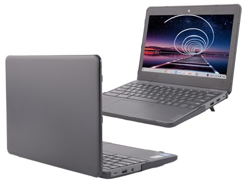 mCover Hard Case ONLY Compatible for 2024~2025 11.6" Lenovo 100E Chromebook Gen 4 (with Intel CPU and Model# 83G*) Laptop Computer (NOT Fitting Any Other Lenovo Models) - Black - color: Black