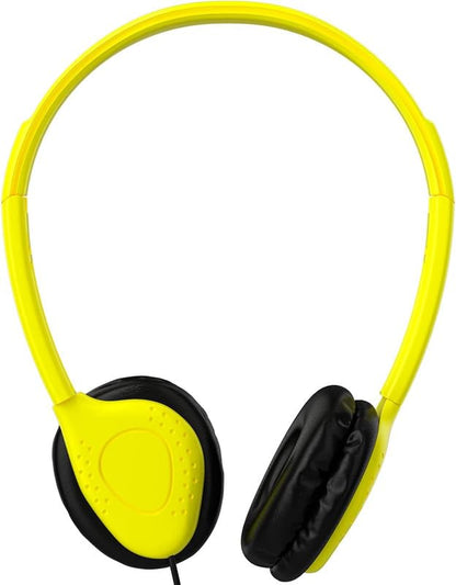 Maeline Adjustable 3.5mm Headphones with Leather Cushions (10 Pack) - color: Multi - Leather, size: 10 Pack