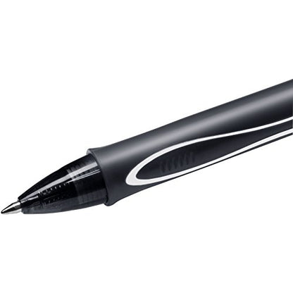 BIC Gel-Ocity Quick Dry Gel Pens, Medium Point Retractable (0.7mm), Black Ink Gel Pen, 12-Count- Pack of 18 - color: Black, size: 12 Count (Pack of 18)