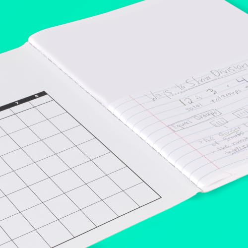Mead Composition Notebook, Wide Ruled Paper, 9-3/4" x 7-1/2", 100 Sheets per Comp Book, Black/White (09920)