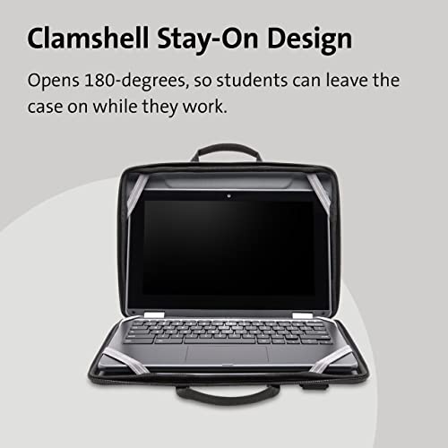 Kensington Stay-On Case for 14-Inch Chromebooks & Laptops – Protective, Durable, Slim Design for Classroom & Travel - size: 14" Hard