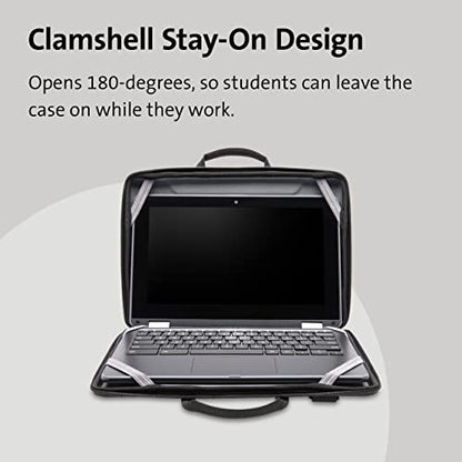 Kensington Stay-On Case for 14-Inch Chromebooks & Laptops – Protective, Durable, Slim Design for Classroom & Travel - size: 14" Hard