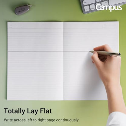 KOKUYO Composition Notebooks, 5 Pack Campus Semi-B5 Comp Book with Dot A 7mm Ruled, 30 Sheets, School Lined Notebook 50th Anniversary Edition, Journal Notebook for Women Work Study Note Taking - color: 50th Anni.