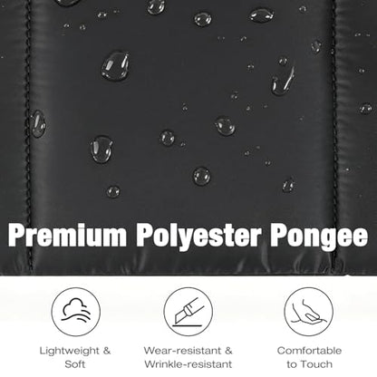 MoKo 13.3-14 Inch Puffer Quilted Laptop Sleeve Fit with New 13" MacBook Neo A18 Pro, Mac Air 13'' M5 2026, MacPro 14'' M5, MacPro 13" M2/M1, Soft Inner Lining, Laptop Carrying Case, Black - color: Black, size: 13.3-14 inch