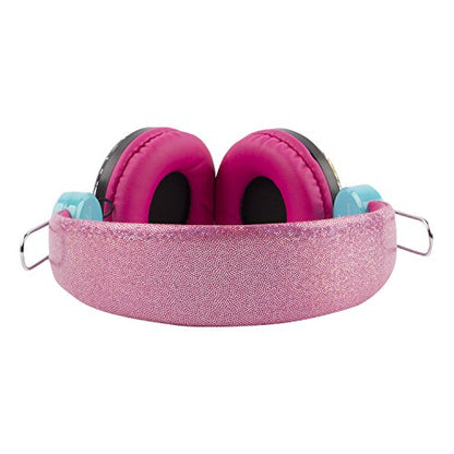 Sakar 30359-TRU Batman Kid Safe Over the Ear Headphone w/ Volume Limiter, Barbie Pink - style: Barbie