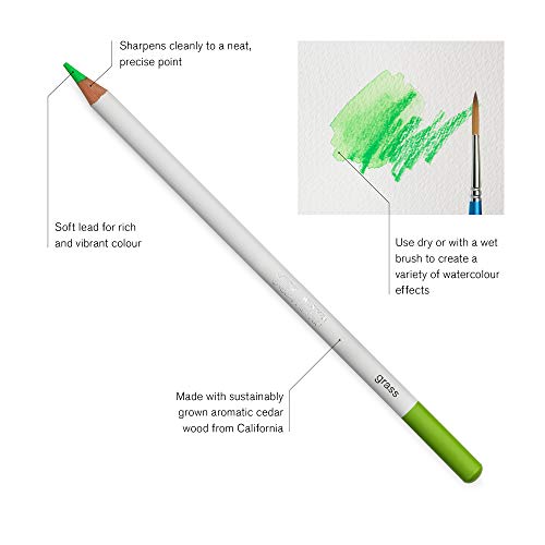 Winsor & Newton Studio Collection 아티스트 연필, 수채화 연필, 24개 세트 - style: 수채화 연필 24개