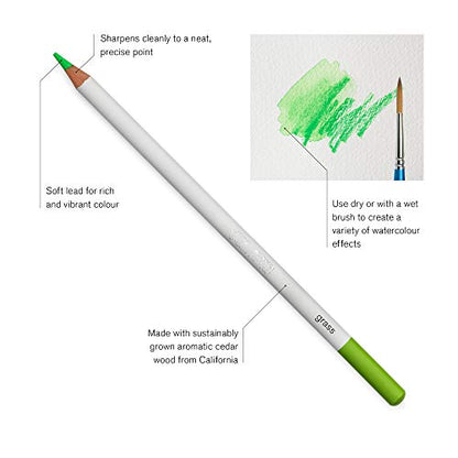 Winsor & Newton Studio Collection 아티스트 연필, 수채화 연필, 24개 세트 - style: 수채화 연필 24개