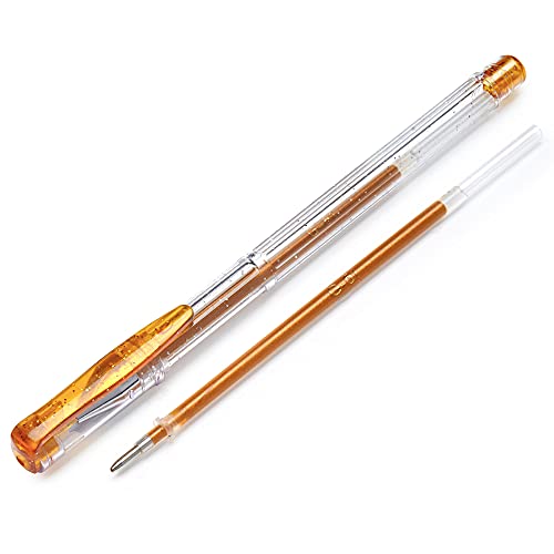 OfficeGoods Gel Pen Refills - 24 Individual Colors - Fits Most Gel Pens - Fast Drying Ink - 2 Pack - Yellows, Oranges & Reds - color: Yellow-red