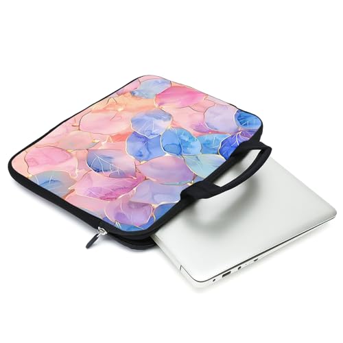 Laptop Sleeve Case 11.6" 12.1 Inch Neoprene Laptop Sleeve/Notebook Computer Case/Chromebook Case/Carrying Bag (Leaf) - color: leaf