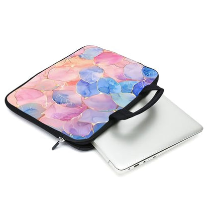 Laptop Sleeve Case 11.6" 12.1 Inch Neoprene Laptop Sleeve/Notebook Computer Case/Chromebook Case/Carrying Bag (Leaf) - color: leaf