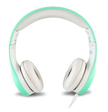 Nenos Kids Headphones Children's Over Ear Computer Volume Limited for Kids Foldable (Mint) - color: Mint