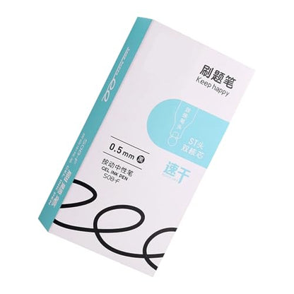 5/12 Pcs Quick-Drying Gel Inks Pen Smooth Writing Tool Retractable Back To School Supplies For Students - color: 12 pieces