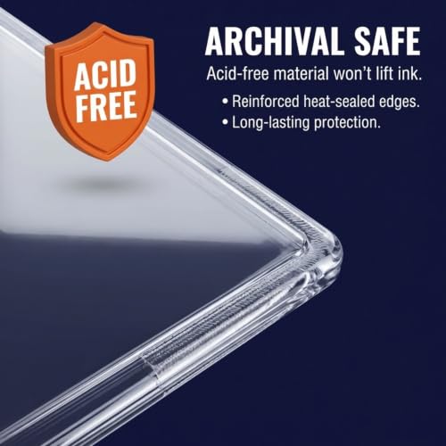Performore 11" x 17" Heavy Duty Rigid Print Crystal-Clear Toploader Frame - Hold, Protect, Store, Display Photographs, Posters, Prints and Documents (5 Pack) - style: 5-Pack